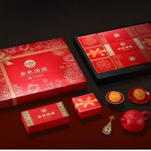 稻香村金秋团圆月饼礼盒600g
