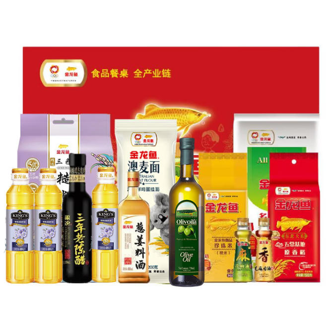 金龙鱼“福遇锦鲤”大礼包G 3200g+3180ml