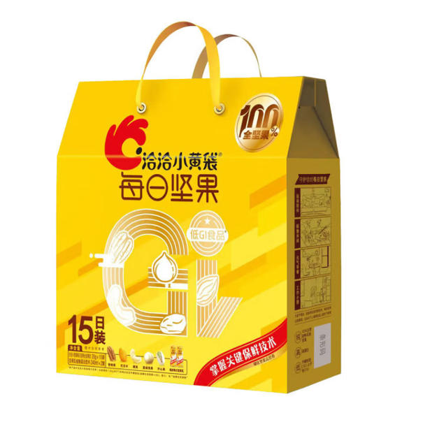 洽洽小黄袋低GI全坚果15日装300g+480ml