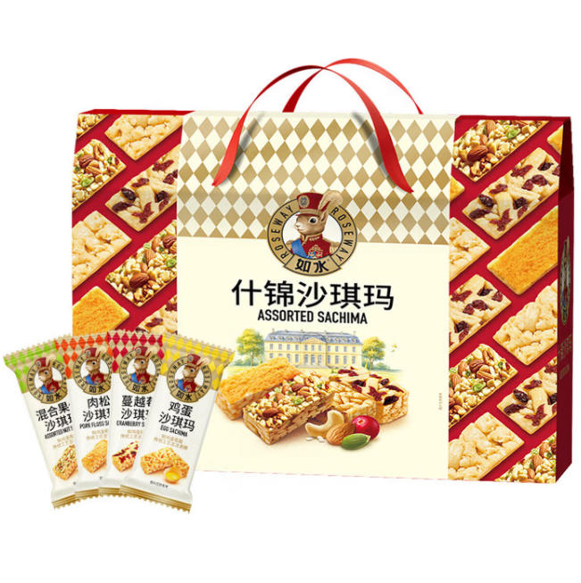 如水什锦沙琪玛礼盒