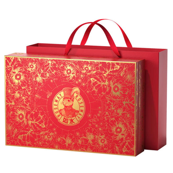 如水鎏金繁花·红福礼盒
