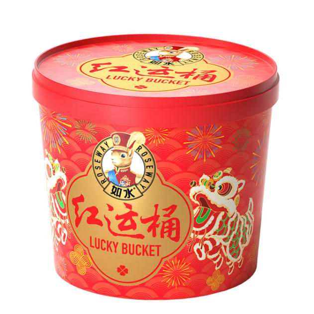 如水红运桶礼盒